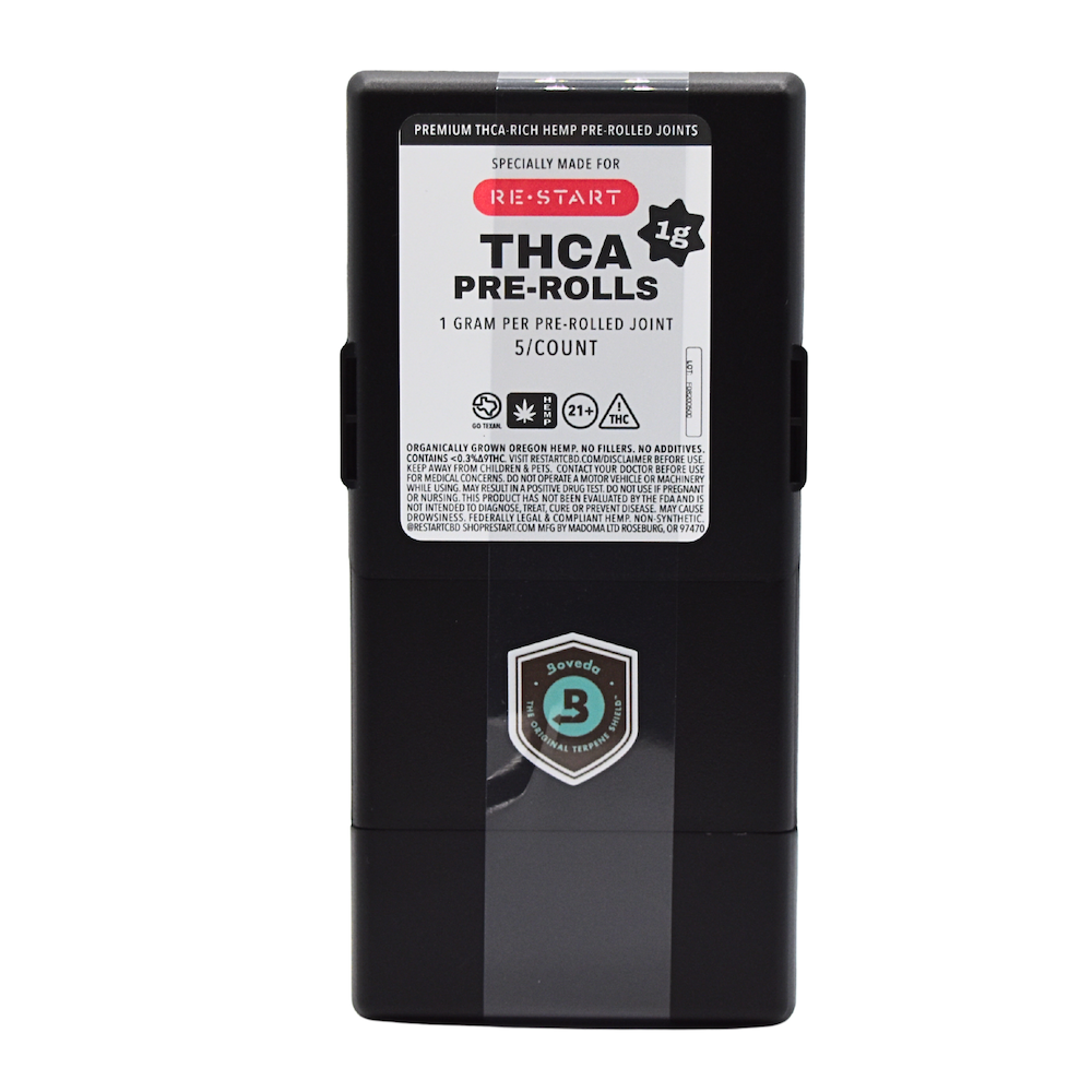 Premium THCA Pre-Rolls (I) Black Ice.75G 5/pk